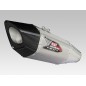 Silencieux YOSHIMURA R11SQ inox Satin/casquette carbone Suzuki GSX-S750