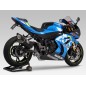 YOSHIMURA R-11Sq R Muffler Satin Finish/Carbon End Cap Suzuki GSX-R 1000