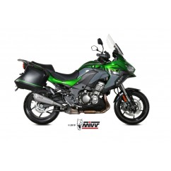 Silencieux MIVV Delta Race inox/casquette carbone Kawasaki Versys 1000