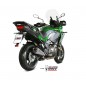 Silencieux MIVV Delta Race inox/casquette carbone Kawasaki Versys 1000