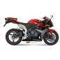 Silencieux MIVV Suono inox/casquette carbone Honda CBR600RR