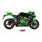 Silencieux MIVV GP-Pro Steel Black/casquette inox Kawasaki ZX-10R