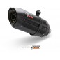 Silencieux MIVV Suono inox brossé noir/casquette carbone KTM