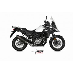 Ligne complète MIVV Oval carbone/casquette carbone - Suzuki DL650 V-Strom