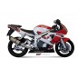 Silencieux MIVV Suono inox/casquette carbone Yamaha YZF-R6