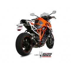 Silencieux MIVV MK3 Steel Black/casquette inox KTM 1290 Superduke