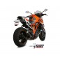 Silencieux MIVV MK3 Steel Black/casquette inox KTM 1290 Superduke