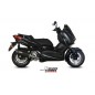 Silencieux MIVV Mover inox noir/casquette ABS noir Yamaha T-Max 300