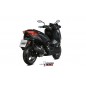 Silencieux MIVV Mover inox noir/casquette ABS noir Yamaha T-Max 300