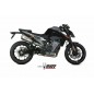 Silencieux MIVV Delta Race inox/casquette carbone KTM Duke 790