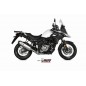 Silencieux MIVV Speed Edge inox/casquette carbone Suzuki DL650 V-Strom