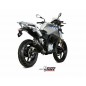 Silencieux MIVV Delta Race Steel Black/casquette carbone BMW G310GS