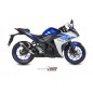 Silencieux MIVV GP inox noir/casquette inox Yamaha YZF R3