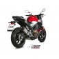 Silencieux MIVV Suono inox/casquette carbone Honda CB500F