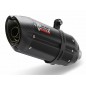 Silencieux MIVV Suono inox noir/casquette carbone Suzuki GSX-S750