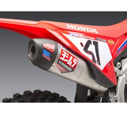 Silencieux YOSHIMURA RS-12 Signature Series inox/carbone - Honda CRF250R/RX