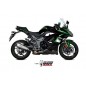 Silencieux MIVV Delta Race inox brossé/carbone - Kawasaki Ninja 1000 sx