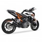 Silencieux IXIL Dual Hyperlow L3XB inox noir / alu - KTM Duke RC125 - XM3357XB