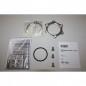 Silencieux IXIL Hexoval Xtrem inox / alu noir - Kawasaki ZRX 1100 - OK7085VSE