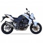 Silencieux IXIL Hexoval Xtrem inox / alu noir - Kawasaki Z750S/R - OK7071VSE