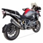 Silencieux IXIL Hexoval Xtrem inox / alu noir - BMW R1200GS - OB5097VSE