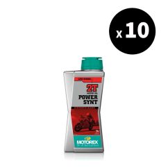 Huile moteur MOTOREX Power Synt 2T - 1L (x10)