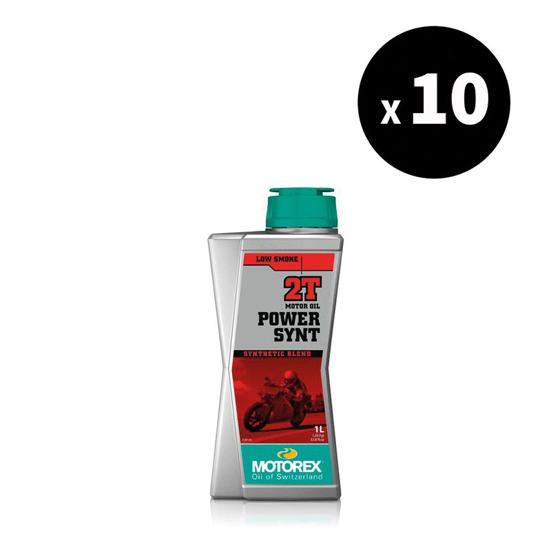 Huile moteur MOTOREX Power Synt 2T - 1L (x10)