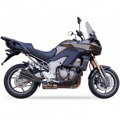 Silencieux IXIL Dual Hyperlow L3XB inox noir / alu - Kawasaki Versys 1000 - XK7384XB