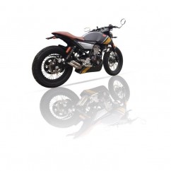 Silencieux IXIL Dual Hyperlow L2X inox / alu poli - Aprilia CR125 - XA0319V