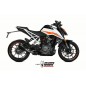 Silencieux MIVV MK3 Slip-On acier inoxydable noir - KTM 125 / 390 Duke