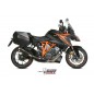 Silencieux MIVV Dakar Slip-On acier inoxydable noir - KTM 1290 Superduke GT