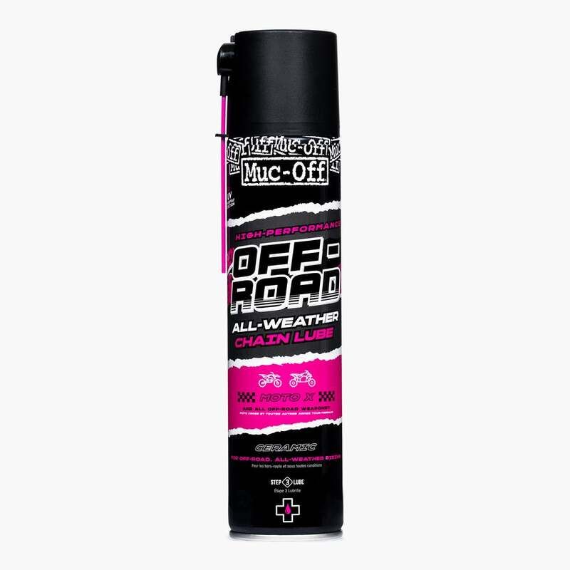 Lubrifiant chaîne Off-Road MUC-OFF - spray 400ml (x12)