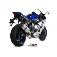 Ligne complète MIVV Speed Edge titane/carbone - Yamaha YZF R1