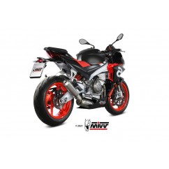 Ligne complète MIVV X-M1 - titane/inox Aprilia Tuono 660