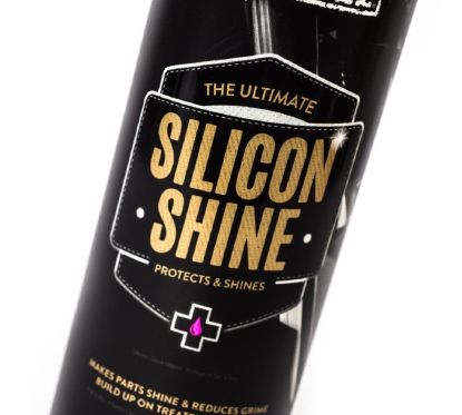 Spray de protection MUC-OFF Motorcycle Silicon Shine - spray 500ml