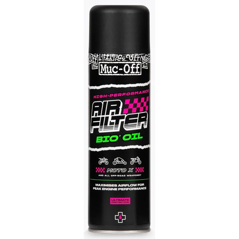 Huile filtre à air MUC-OFF Bio - Spray 500ml Huile filtre à air MUC-OFF Bio - Spray 500ml