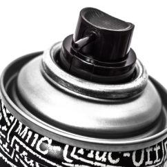 Lubrifiant chaîne MUC-OFF Dry PTFE Chain Lube - spray 400ml (x12)