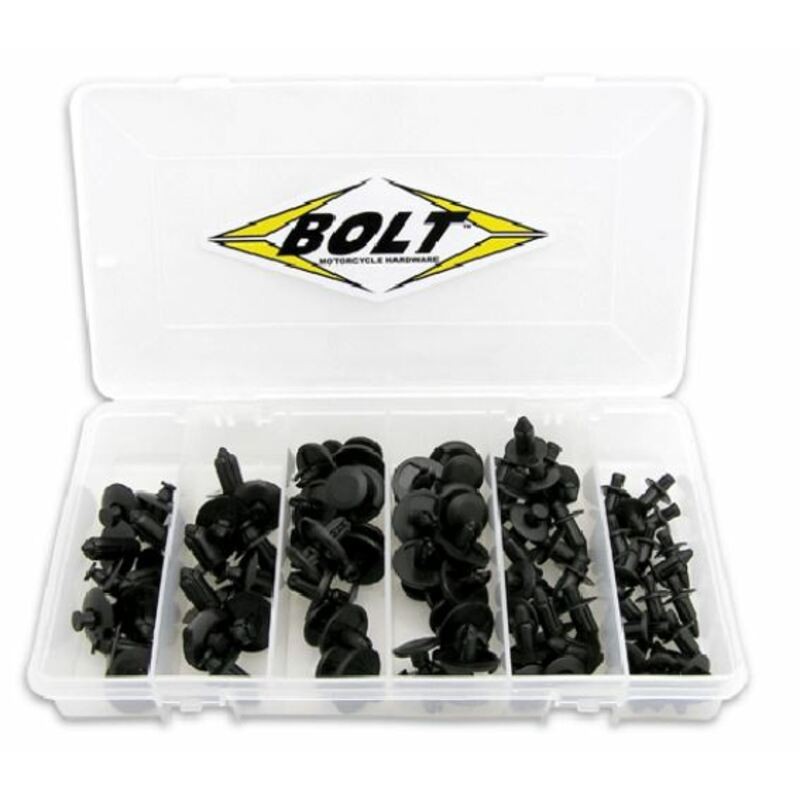 Coffret assortiment rivet plastique BOLT M6/M7/M8