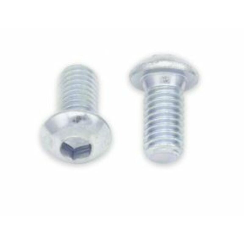 Vis tête bombée épaisse BOLT M6x1x12mm 10 pièces