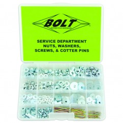 Coffret écrous, rondelles, vis, goupilles BOLT 422 pièces