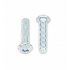 Vis tête bombée épaisse BOLT M6x1x25mm 10 pièces