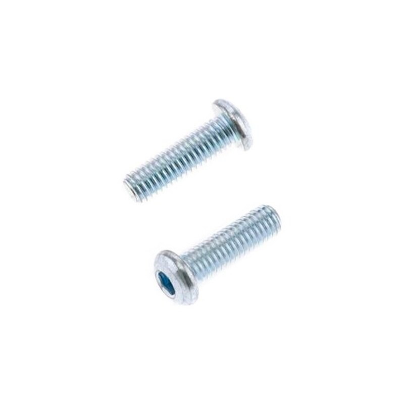 Vis tête bombée épaisse BOLT M6x1x20mm 10 pièces