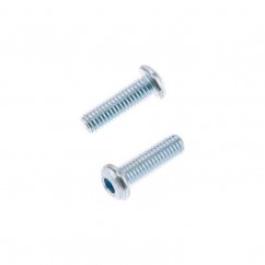 Vis tête bombée épaisse BOLT M6x1x20mm 10 pièces