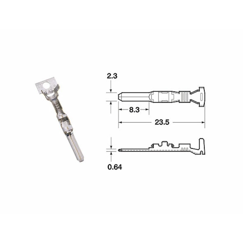 Cosse femelle série 090 SMTO BIHR Ø0,85mm²/1,25mm² - 50pcs