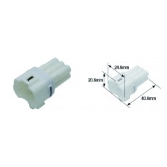 Connectique électrique femelle étanche TOURMAX type 090 (FRS)