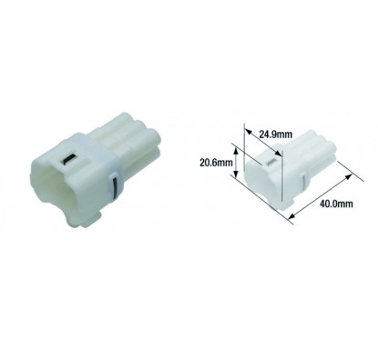 Connectique électrique femelle étanche TOURMAX type 090 (FRS)