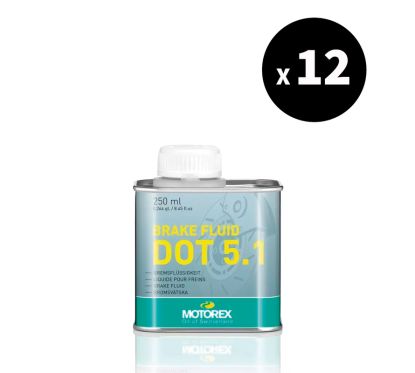 Liquide de frein MOTOREX Brake Fluid DOT 5.1 - 250ml (x12)