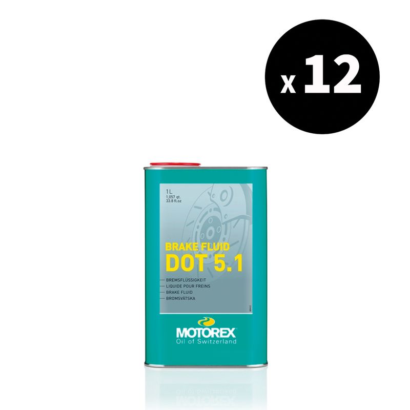 Liquide de frein MOTOREX Brake Fluid DOT 5.1 - 1L (x12) Liquide de frein MOTOREX Brake Fluid DOT 5.1 - 1L (x12)