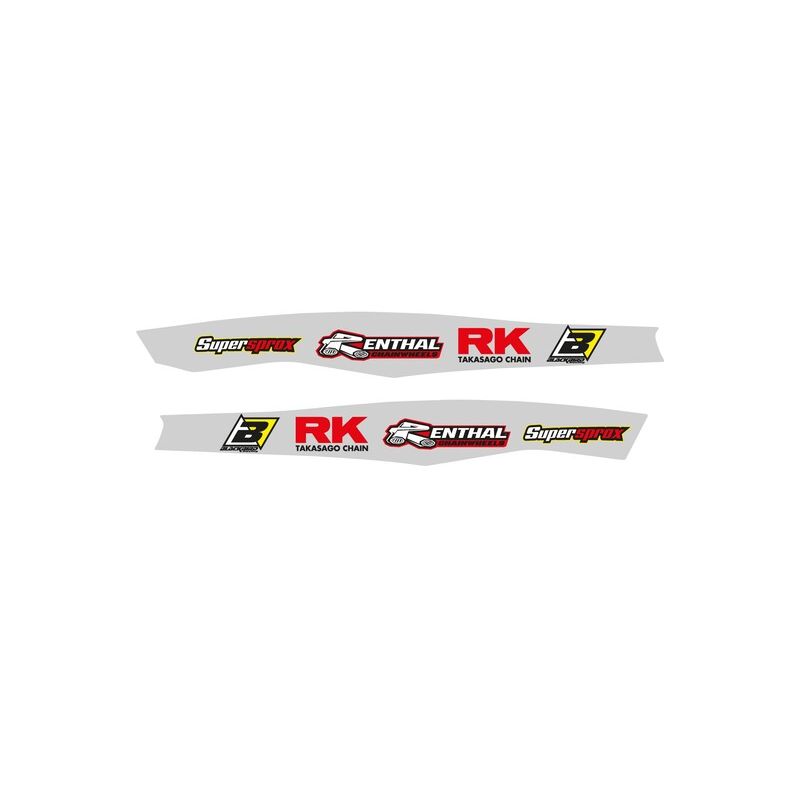 Stickers de bras oscillant BLACKBIRD - Husqvarna TC/FC