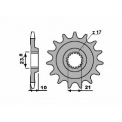 Pignon PBR acier standard 2260 - 520